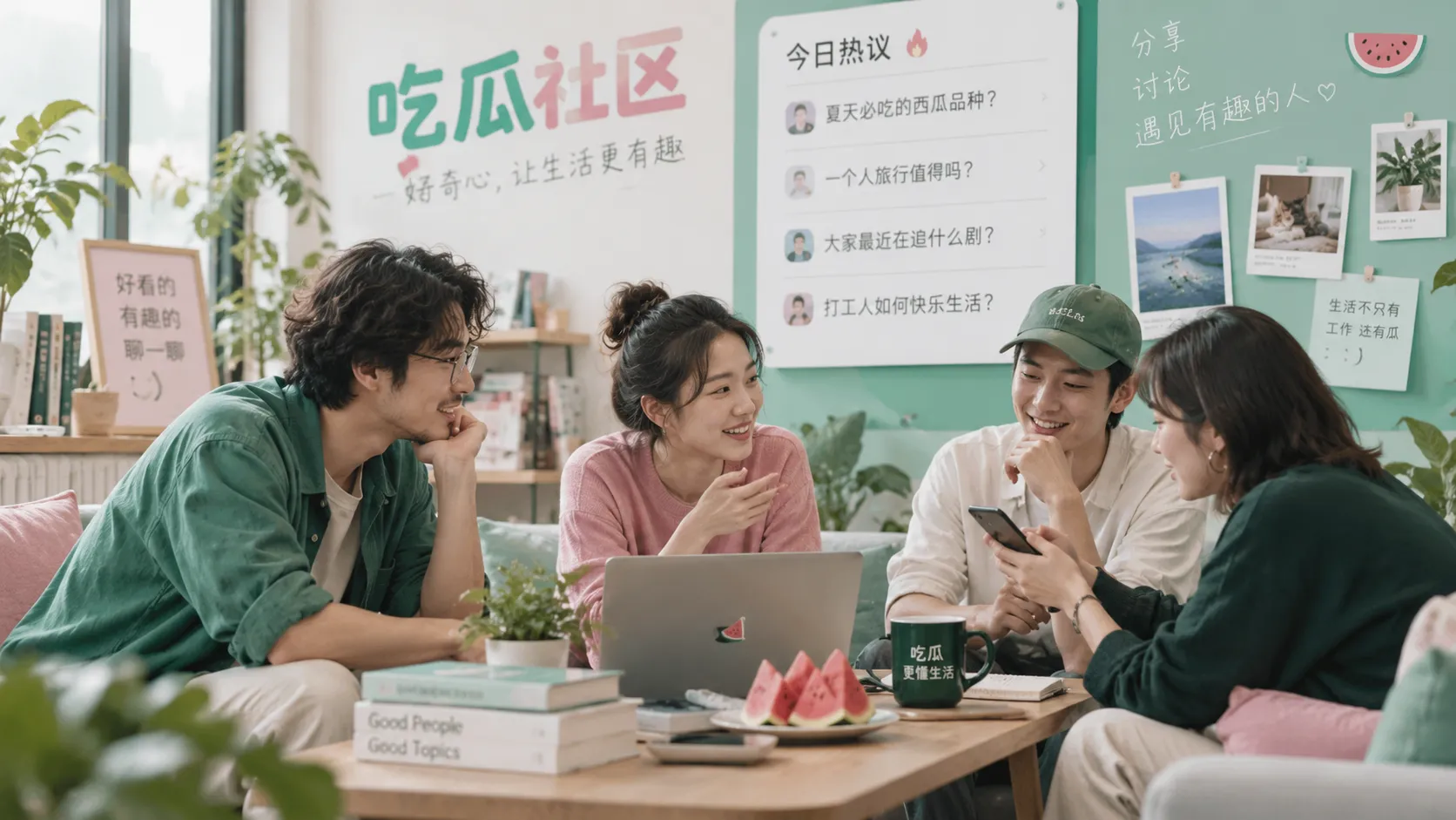 吃瓜社区讨论与线索补充示意