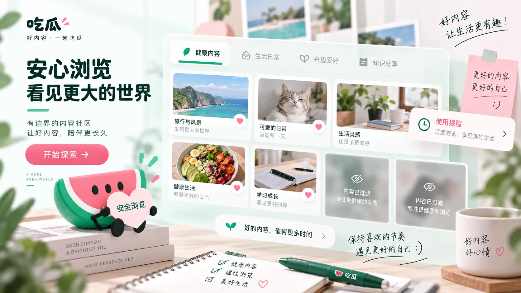 移动端安全访问提醒示意